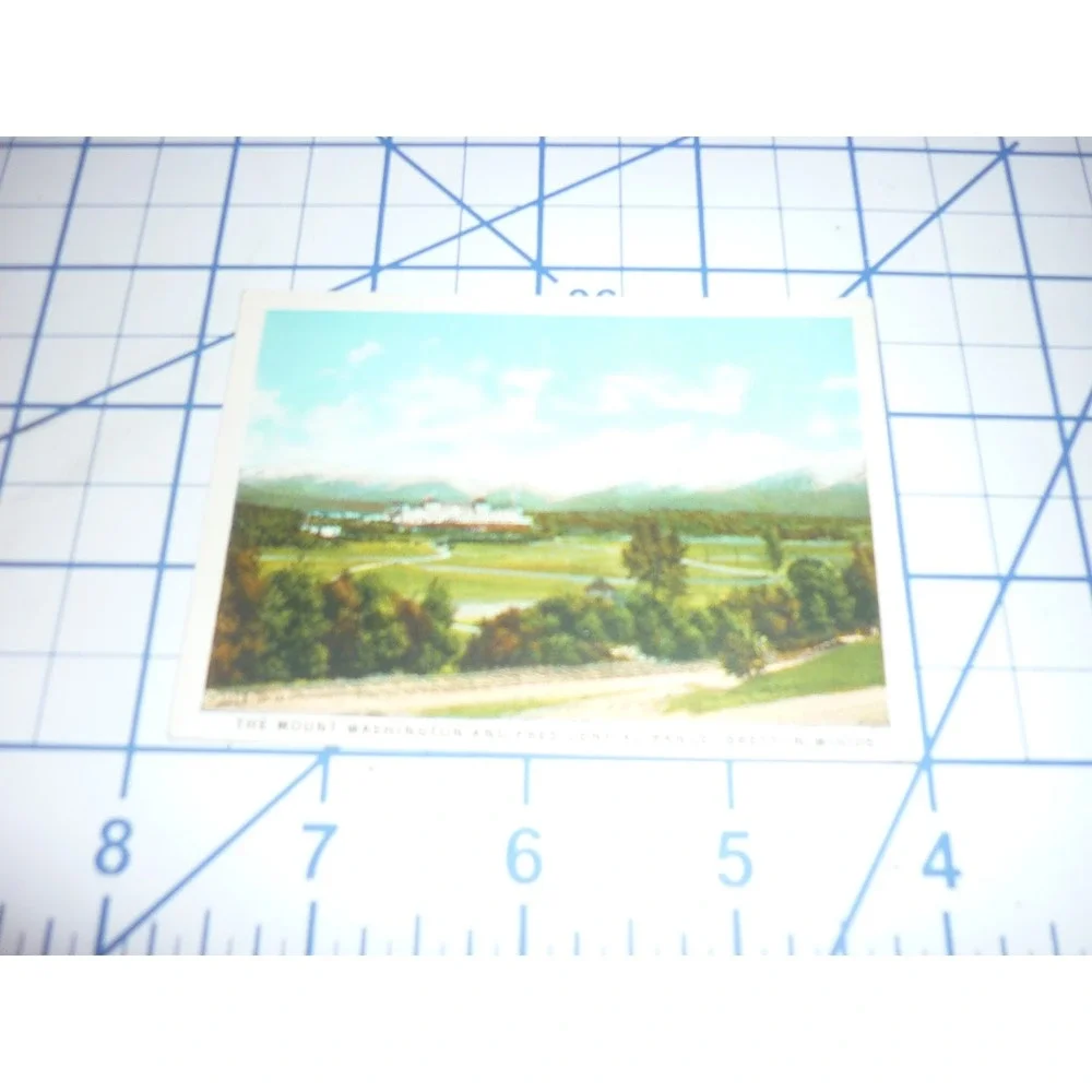 Vintage Postcard Mount Washington‎ Presidential Range Bretton Woods White Border